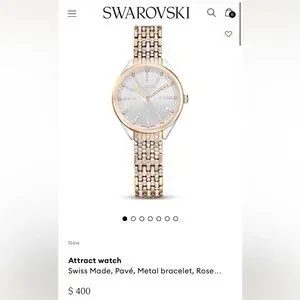 Swarovski | Jewelry | Nwt Swarovski Watch | Poshmark display picture 1